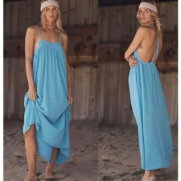 Free People Under The Stars Sweater Midi Dress Size M - Picture 1 of 7
